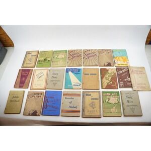 Lot of 22 Vintage 1940's and 1950's Music Song Books